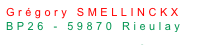 Grégory SMELLINCKX
BP26 - 59870 Rieulay
www.instantssauvages.com