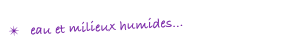 eau et milieux humides...